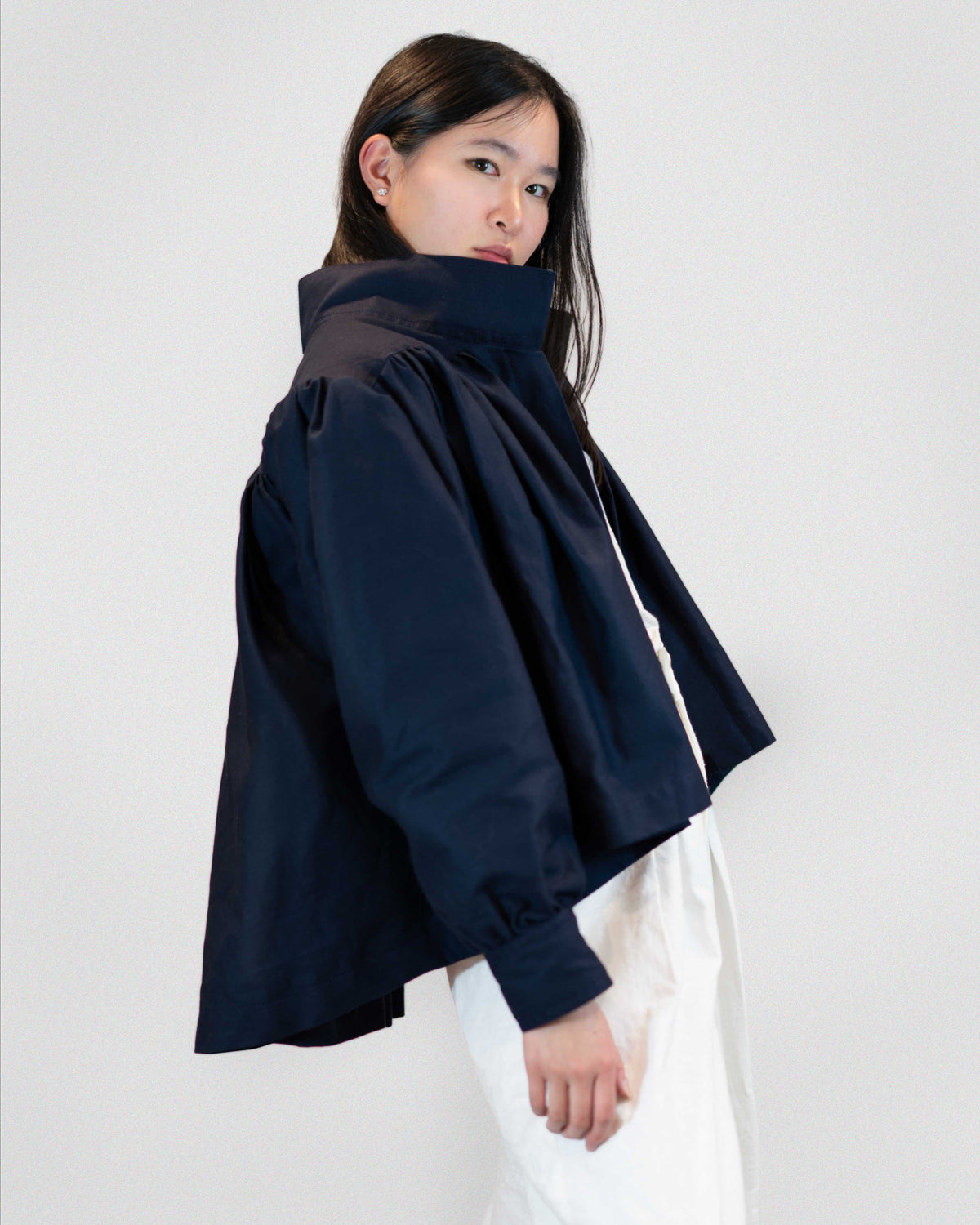 Cotton Silk Short Jacket